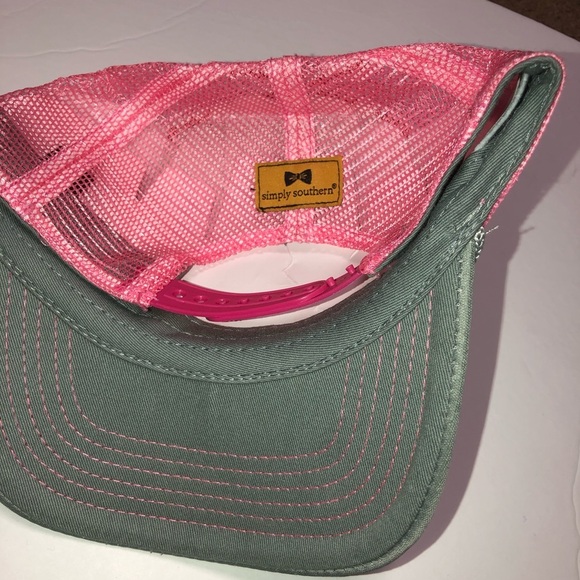 NEW live simply southern truckers cap hat pink - Picture 2 of 3